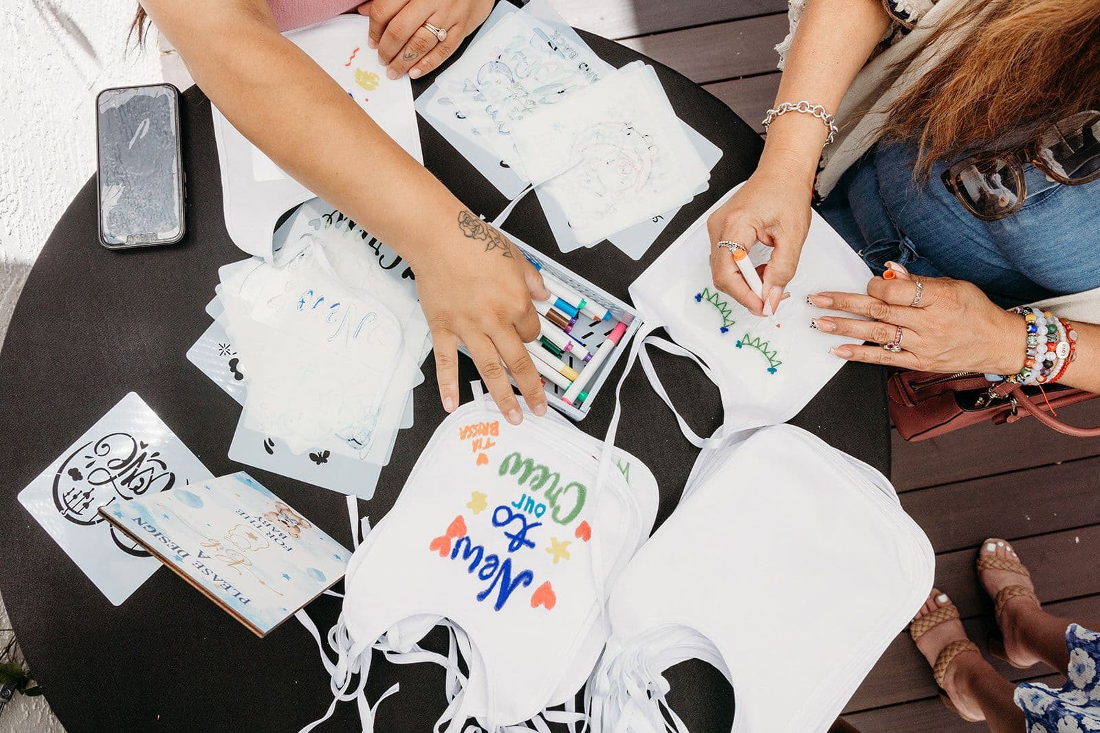 Baby shower decor at Gather Walnut Creek with balloon arch.