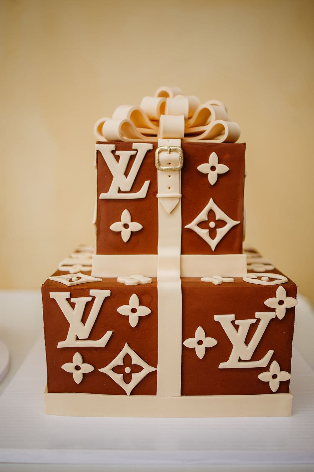 Adult birthday celebration cake at Gather Walnut Creek.